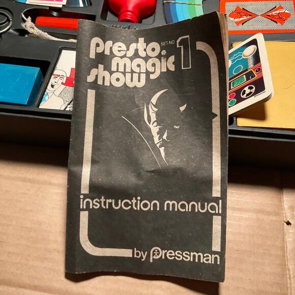 Rare find Vintage Presto Magic Show, 1975, Set No. 1 by Pressman w/ Performance - Picture 5 of 6